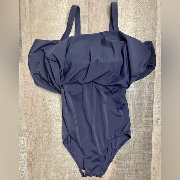 L.L.Bean Swimdress Swimsuit - Picture 2 of 8